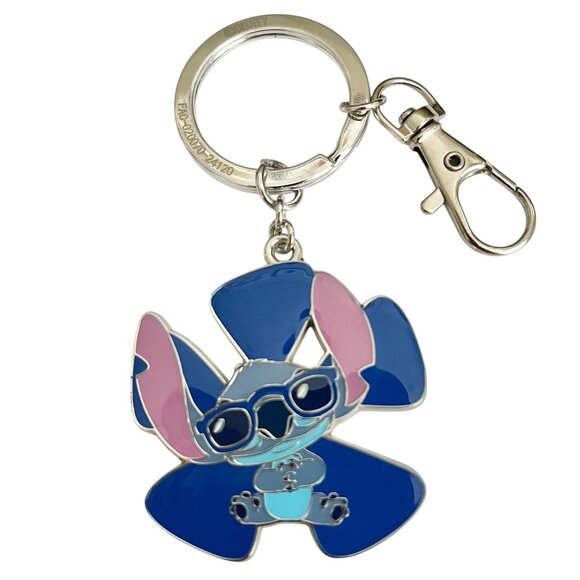 Vintage Disney Stitch Keychain Zipper Pull Purse Bag Charm Aulani Disneyana - Picture 1 of 10
